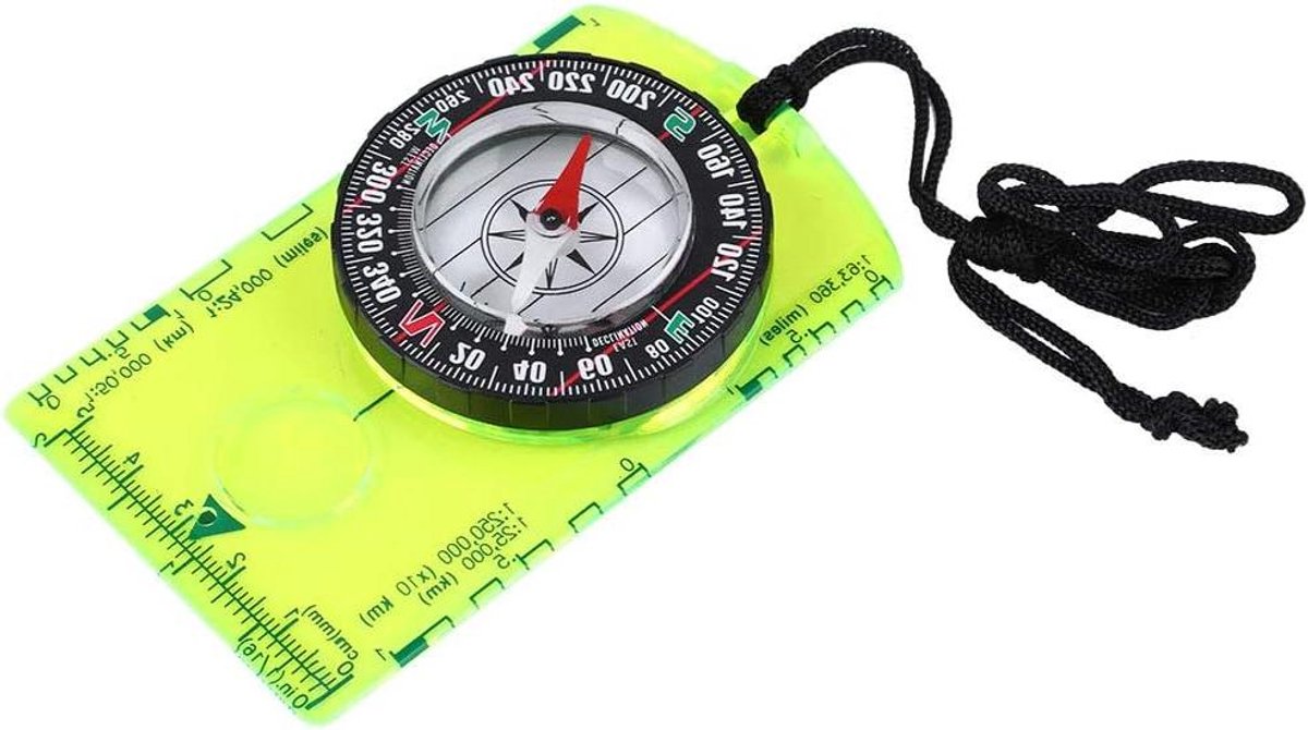 Allecto Plus - Draagbaar Professioneel Kompas voor Oriëntatieloop Wandelen en Kamperen met Kaartlezen - Outdoor Navigatiehulpmiddel