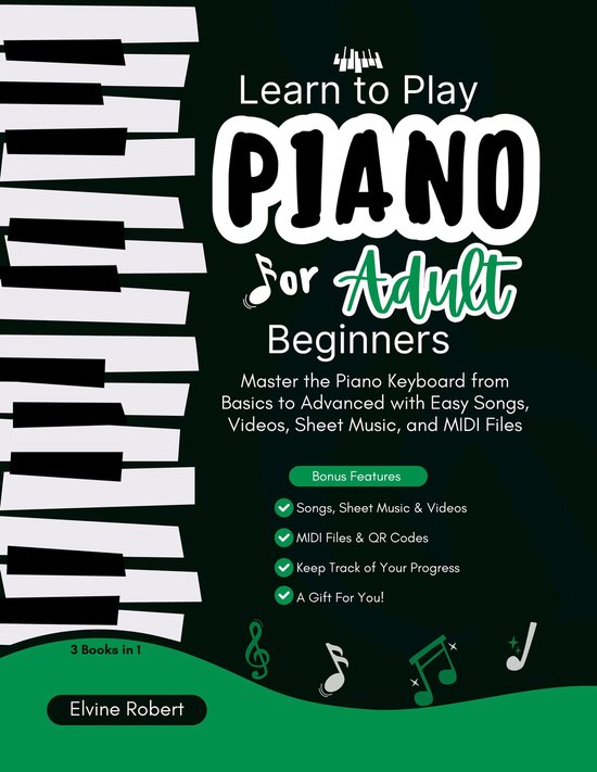 Learn to Play Piano for Adult Beginners - cover