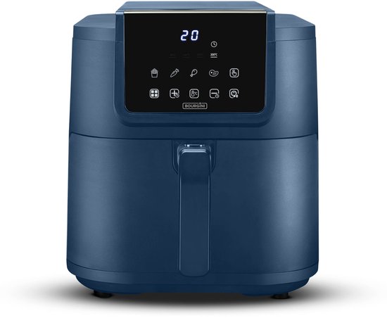 Bourgini Slimfit Airfryer XXL 8L Blauw 1700W - Bourgini - €99,99