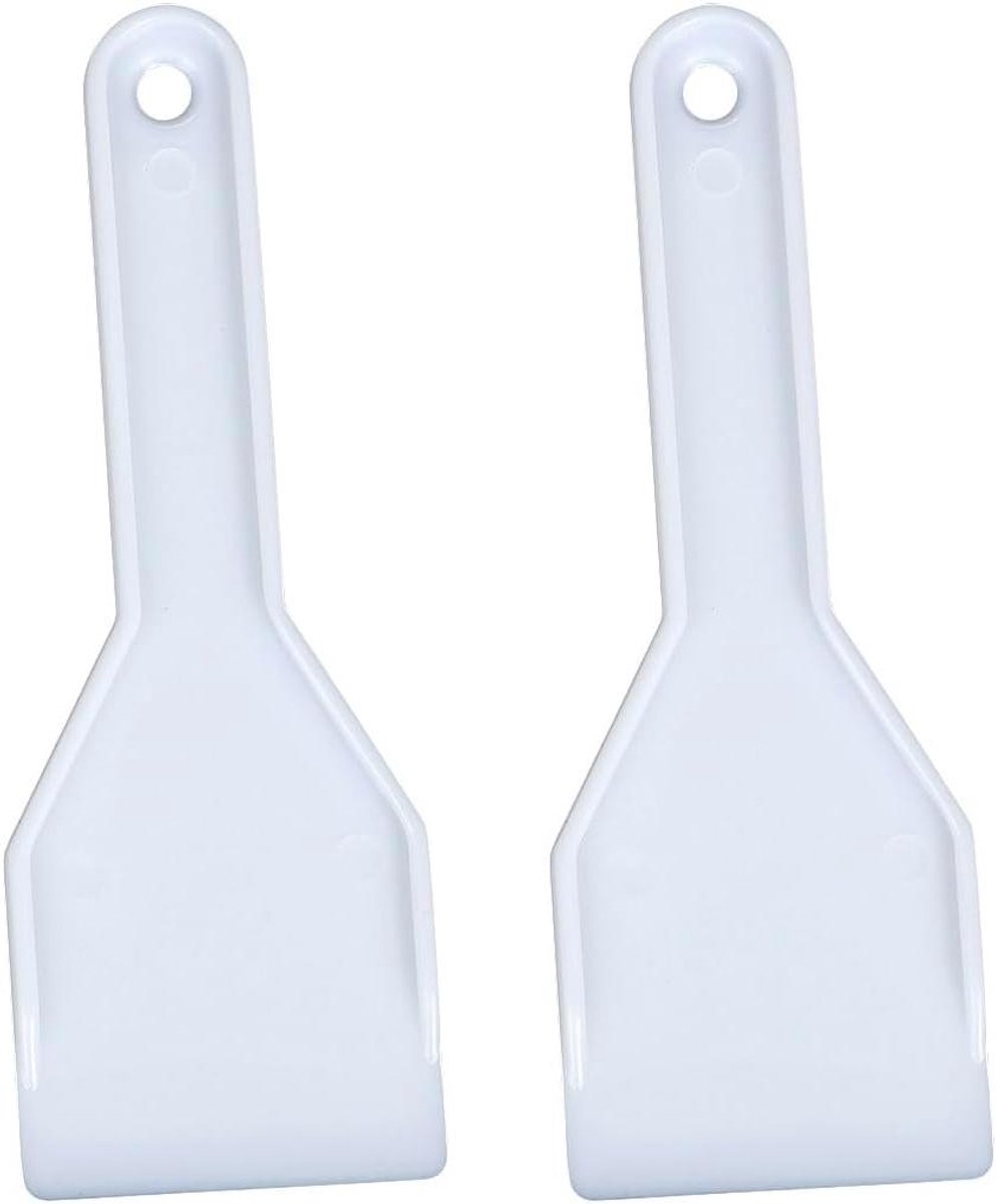 Allecto plus - 2 Pack Ijsschraper voor koelkast en vriezer - Compatibel met diverse merken - Handig keukengereedschap