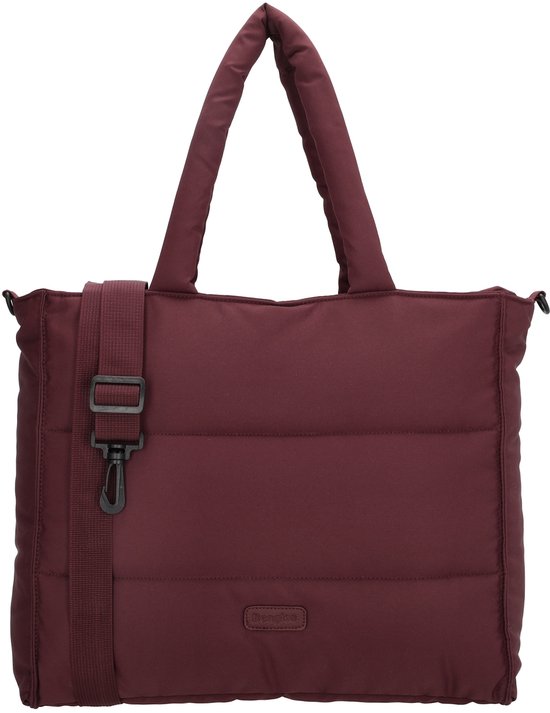 Sac cabas Beagles Calvia Shopper à main et à bandoulière, sac fourre-tout souple - Bordeaux rouge