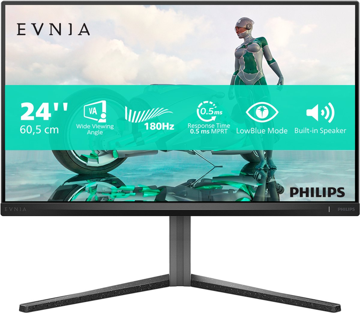 Philips Evnia 24M2N3200A/00 gaming monitor 2x HDMI, 1x Displayport, HDR10, 180 Hz