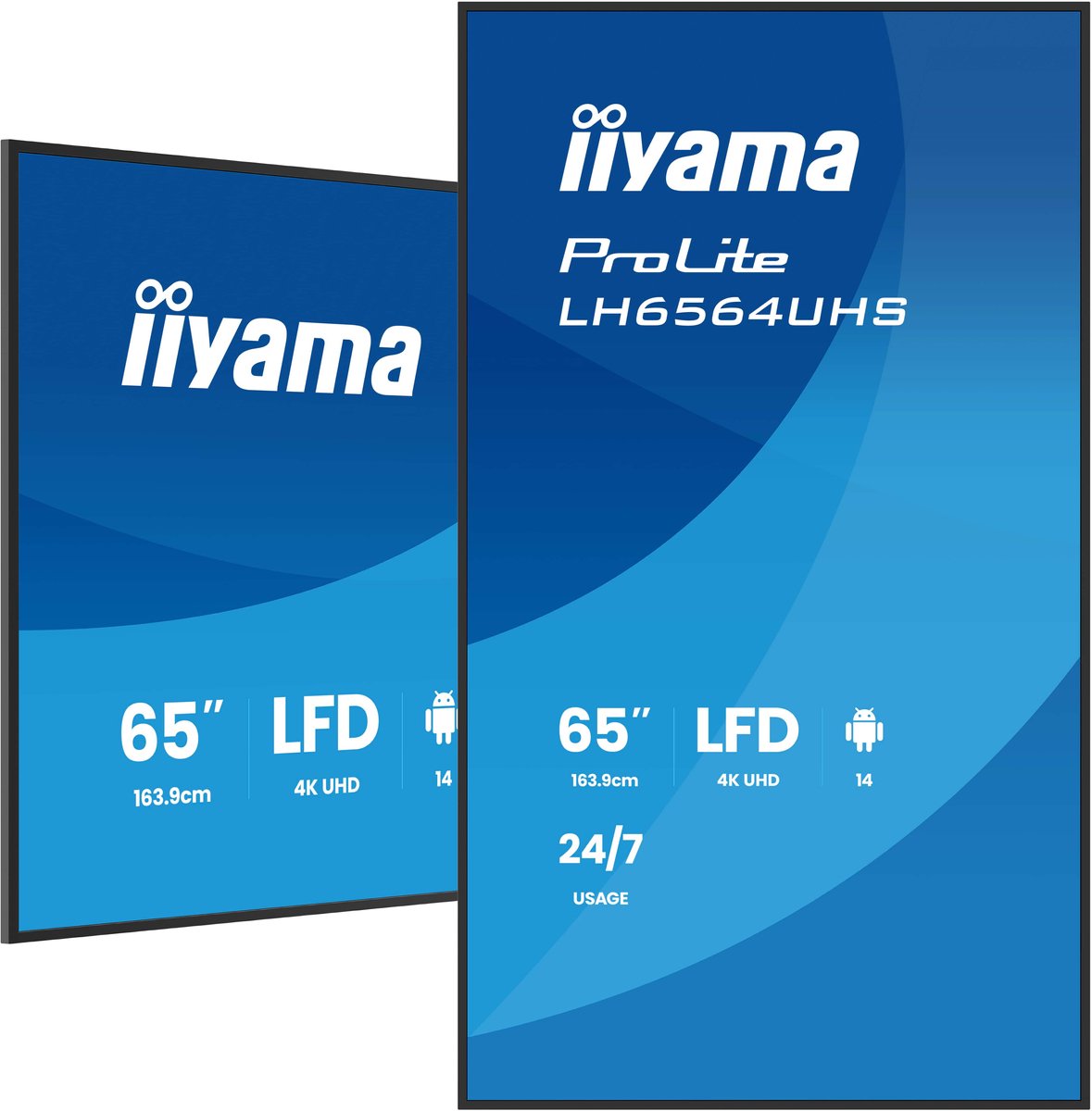 iiyama 165,1 cm 4K UHD meest krachtige professionele digitale display met geavanceerde bedienings- en connectiviteitsopties