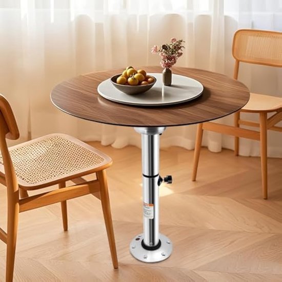 Hoogte Verstelbaar Tafel Frame Reimo U-draaitafel Universal De Luxe - Draaibaar Tafelframe, Hoogte Verstelbaar, Voor Camper En Caravan U-draaitafel Voor Camper