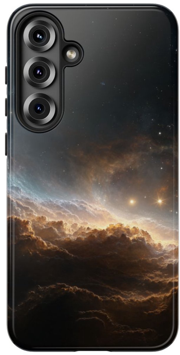 Kosmische Nevel en Sterren – Telefoonhoesje Geschikt voor Samsung Galaxy S25 Plus