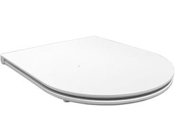 Wiesbaden Flatline Toiletzitting Softclose en Quick Release - Mat Wit
