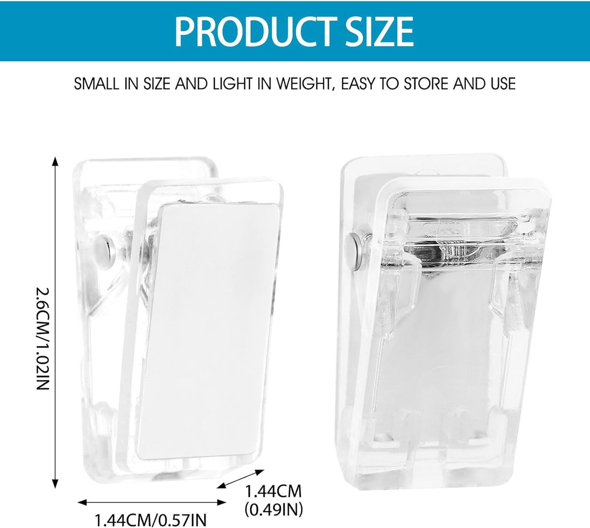 Lot De 30 Clips Muraux Transparents – Pour Affiches, Photos, Sans Perçage, Sans Abîmer Le Mur - 5