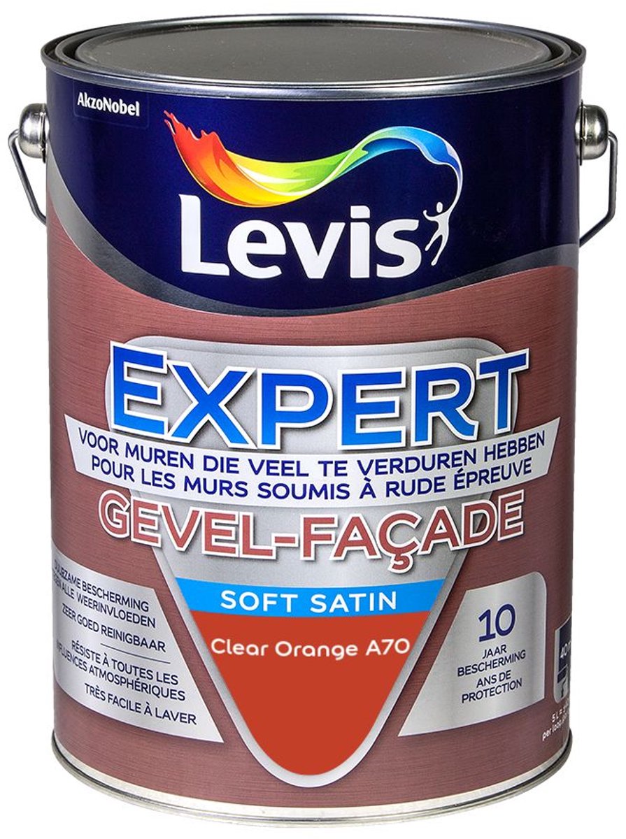 Levis - Expert Gevel Mix - Clear Orange A70 - Mengverf - 5 L