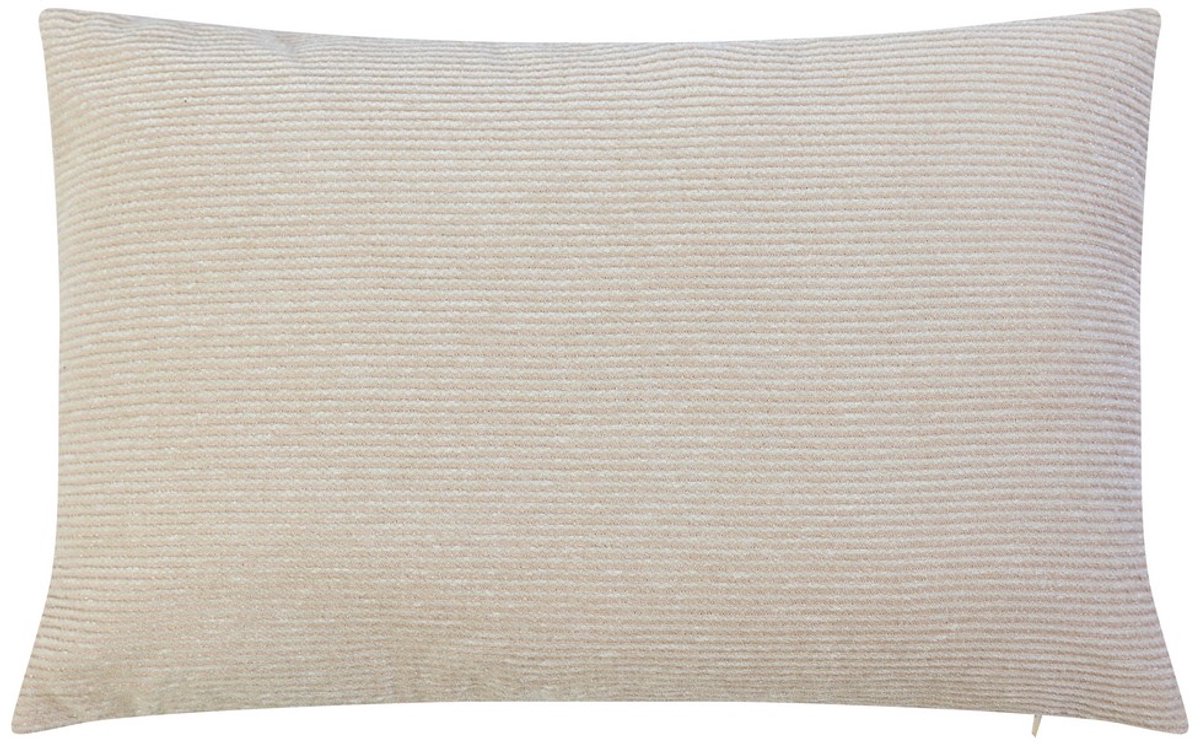 Mars & More Germaine Kussen rib beige 30x50cm Beige, Rib