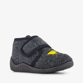 Thu!s jongens pantoffels met gele truck grijs - Maat 27 - Sloffen