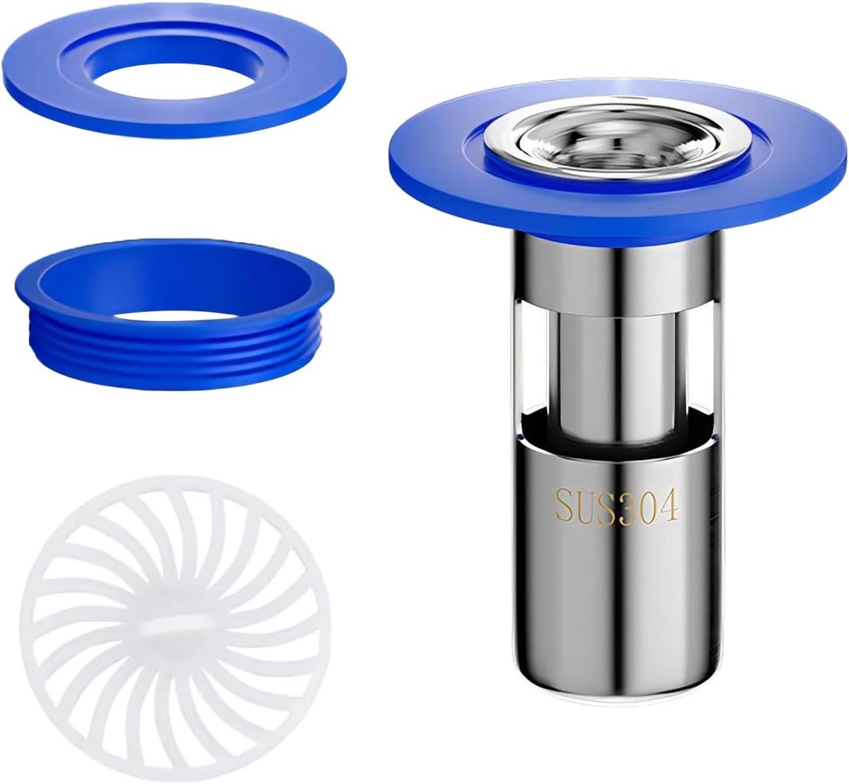 stuks anti-geur douchevloerafvoer- vloerafvoer- terugslagklep voor douchegootsteen- vloerafvoer- 28 mm