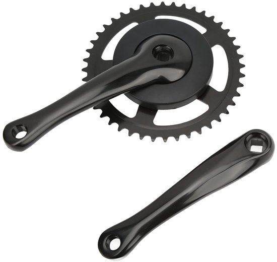 Fiets Crank Tandwiel, 44T 170mm Vierkant Gat Crank Tandwiel Oppervlak Oxide Film Roestvrij Mountainbike Kettingblad voor Fietsen