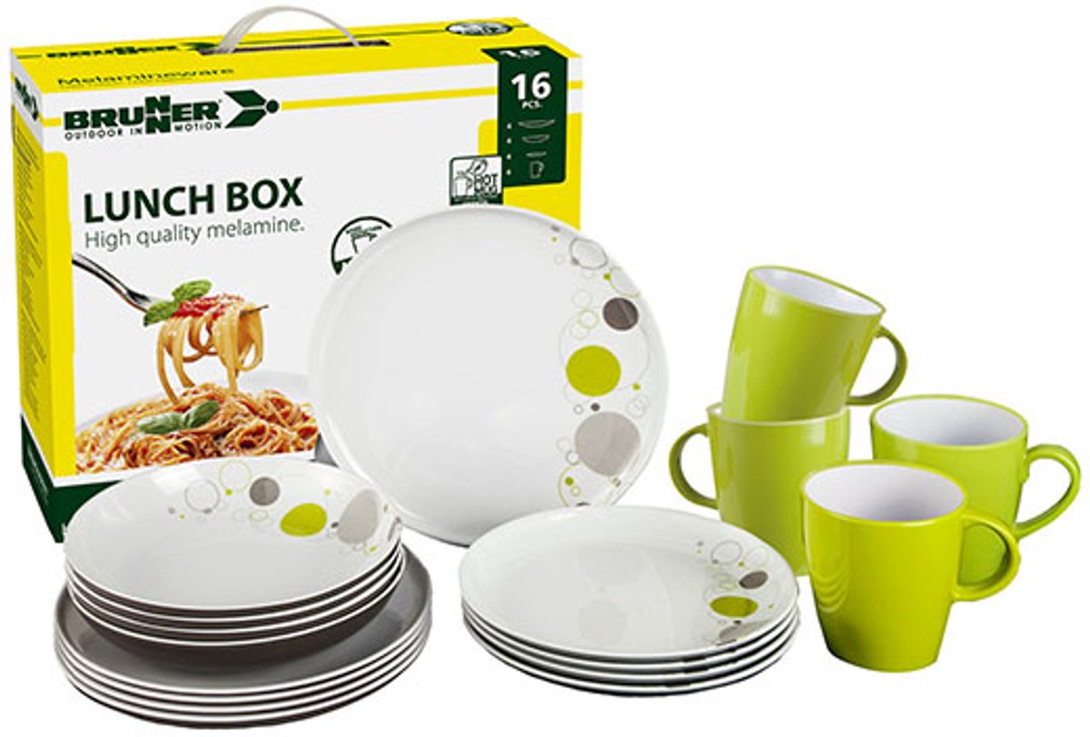 Brunner lunch Box Space serviesset (16dlg)