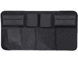 Auto Organizer Kofferbak - Auto Organizer - Autostoel Organizer - Auto Accessories - Universele Kofferbak Opbergtas Multi Pockets Auto Achterbank - Autostoel Rugleuning Organisator - Houdt Auto Netjes En Schoon - Verstelbare Riemen - 8Zakken -ZWART