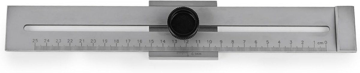LALAGO Precision wiper size 250 mm, tear-off tool, tear edge, marking gauge for precise marking and delimitation of marks and guides