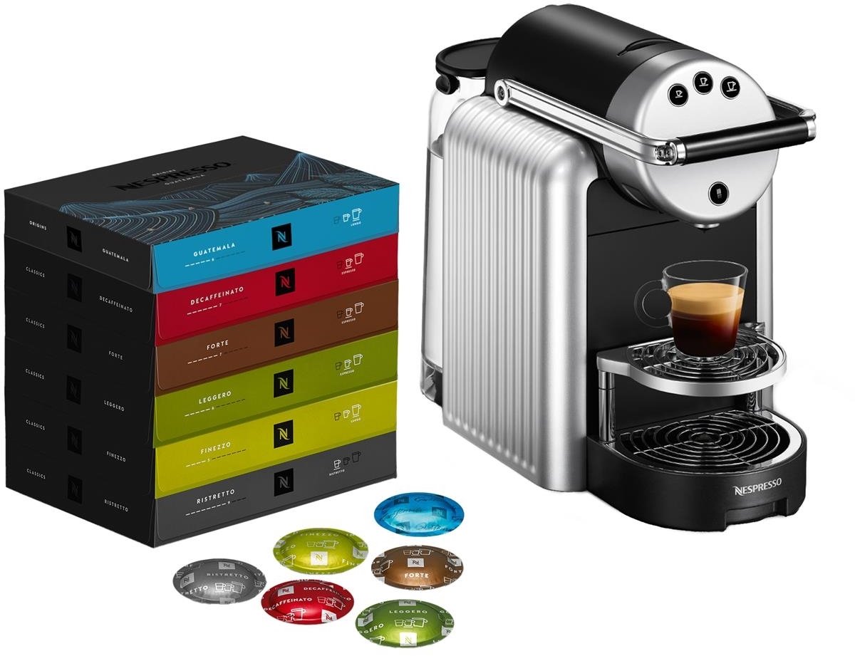 Nespresso - Professional - Zenius Koffiemachine & Discovery Pakket - Koffiecups - 300 capsules - Geschikt voor professionals