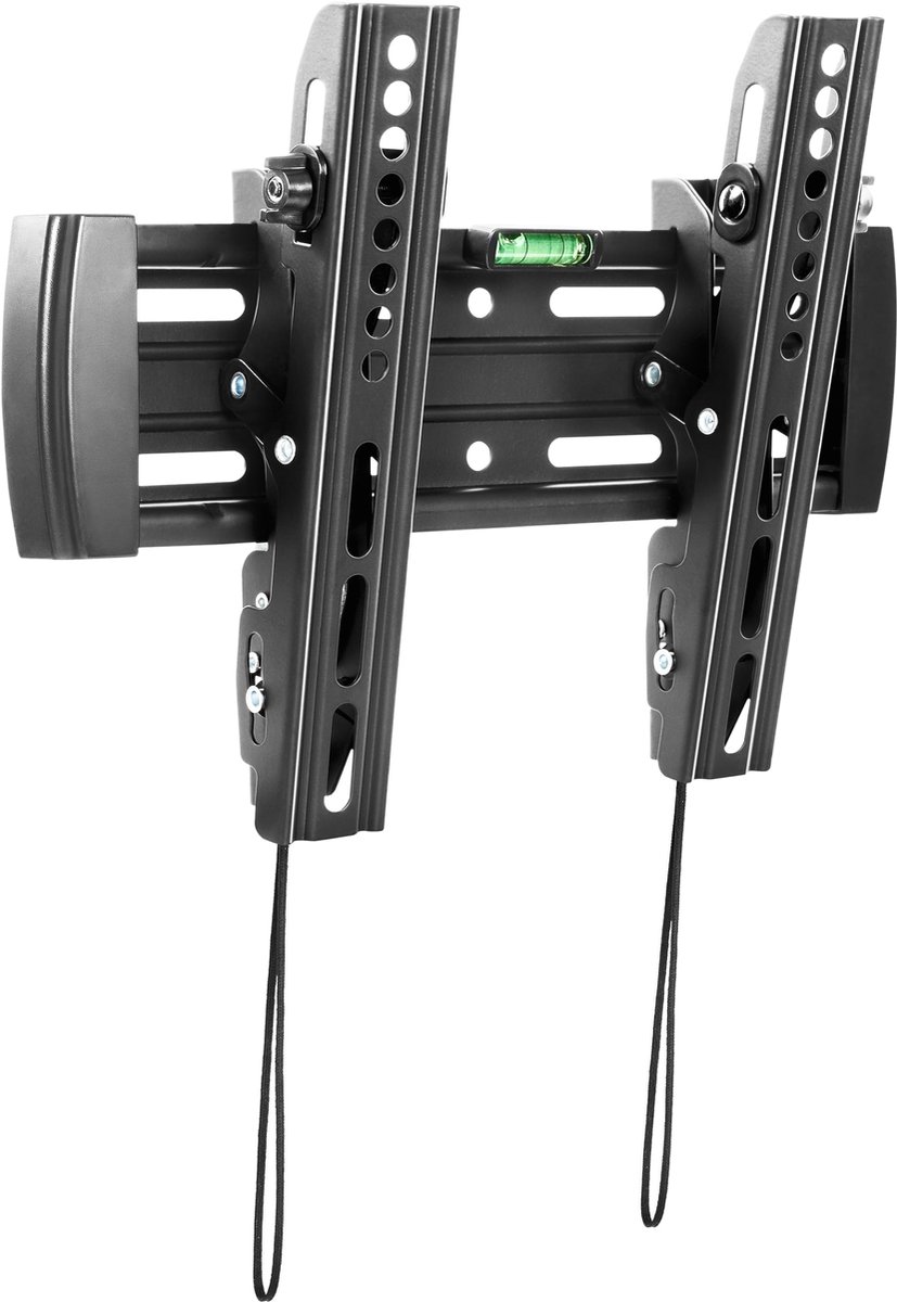 RICOO TV-muurbeugel voor 23-42 inch tv's, kantelbare beugel, tv-beugel voor aan de muur, N4522, universele ultraslanke muurbeugel, slimme platte gebogen tv-beugel tot 50 kg & VESA 200 x 200 mm