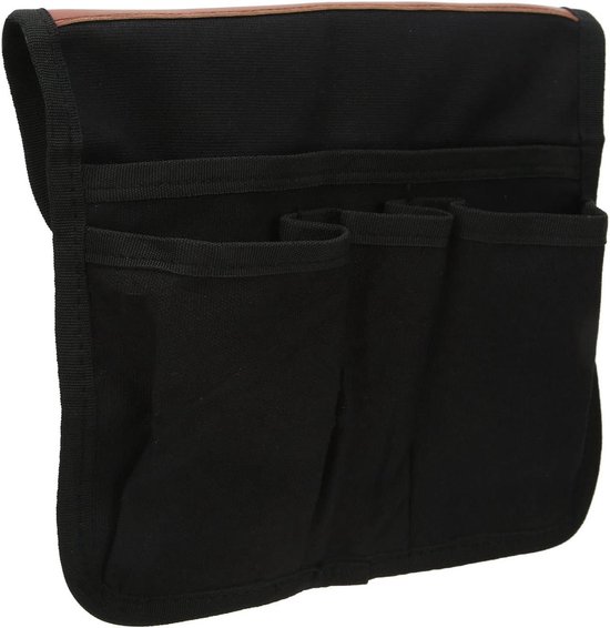 Foto: Opbergbare campingstoel armsteun met zijvakken handige strandstoel organiser outdoor wandelstoel accessoire zwart 