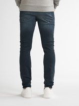 Petrol Industries - Heren Slim Fit Jeans Seaham - 6-pocket design - Vintage wash - Blauw - Maat W31L34