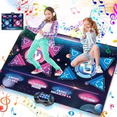 Tapis De Danse Musical Purpledi Pour Enfants – 5 Modes De Défi, LED, 90x108 Cm, Pliable, Avec 3 Piles AA, Pour 3-10 Ans