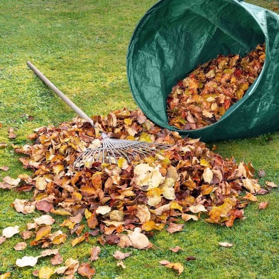 MOOWY Herbruikbare Tuinafvalzakken (2 x 120 L) - Opvouwbare Tuinafvalemmers voor Bladeren, Maaisel en ander Tuinafval van Moowy — afbeelding 5