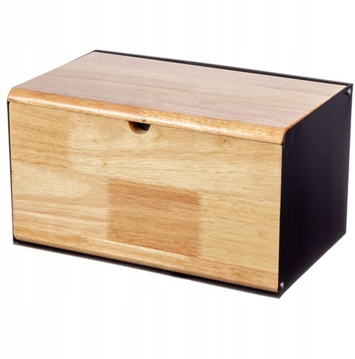 Brunbeste Luxe Broodtrommel - Vershouddoos - Bamboe/RVS - Zwart