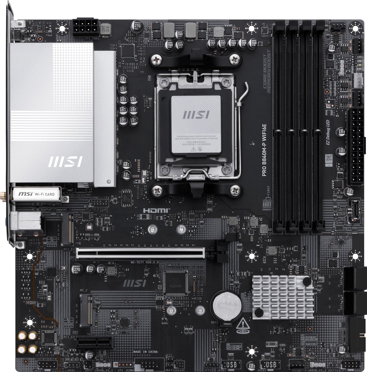 MSI PRO B840M-P WIFI6E