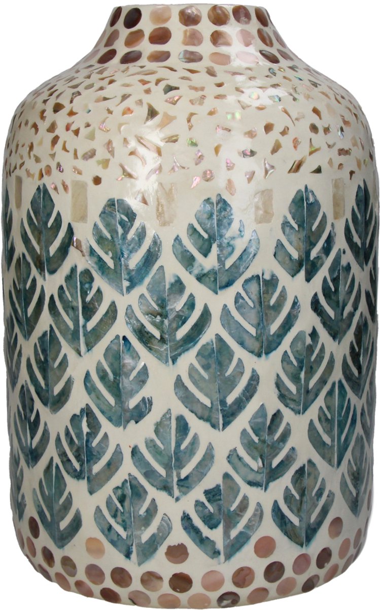 HD Collection Vaas Capiz Multi 20x20x30cm