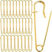 Ouligay 36 Stuks Decoratieve Veiligheidsspelden - Broekje van Nepparel voor Trui, Sjaal, Kraag, Jas - Witte Hoed Accessoires voor Vrouwen