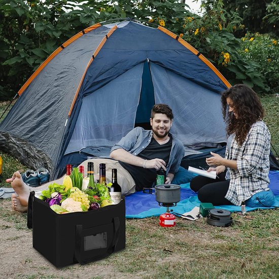 Lexium Koelbox - Draagbare koelbox voor camping en strand - Koelbox zonder stroom - Ideaal voor picknick, auto of boot - Houdt eten en drinken koel - Lichtgewicht en stevig - Met handvat en deksel - Perfect voor outdoor activiteiten, roadtrips en fes van Lexium — afbeelding 3