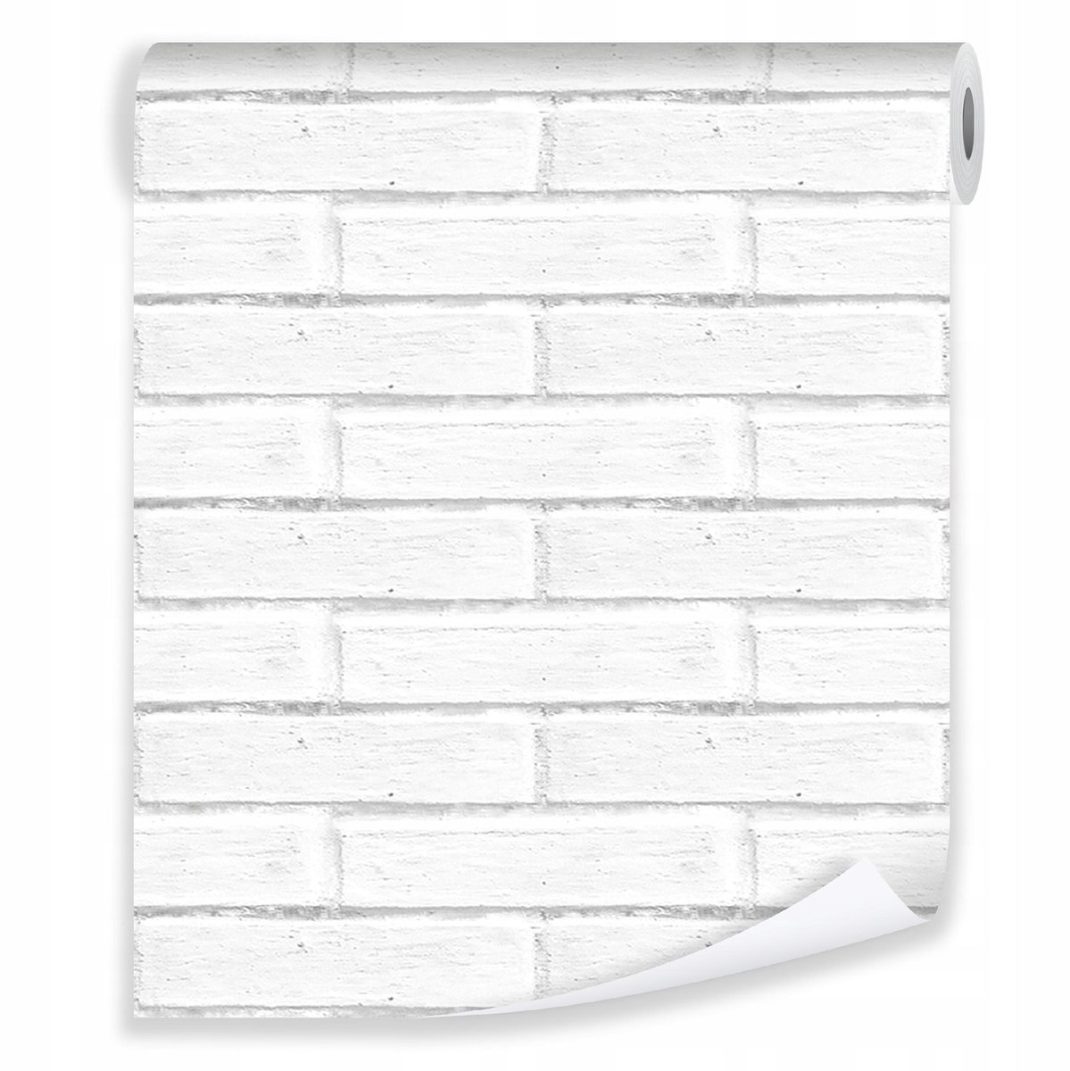 WALLARENA - Behang - Breedte 50 cm - CEGEL Witte 3D Effect Behang - Geschikt voor woonkamers, slaapkamers en hallen - 10m