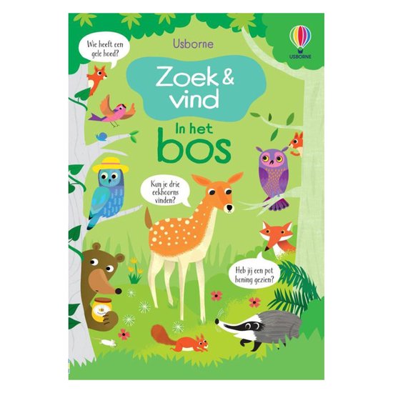 Zoek en vind! 1 - In het bos - cover