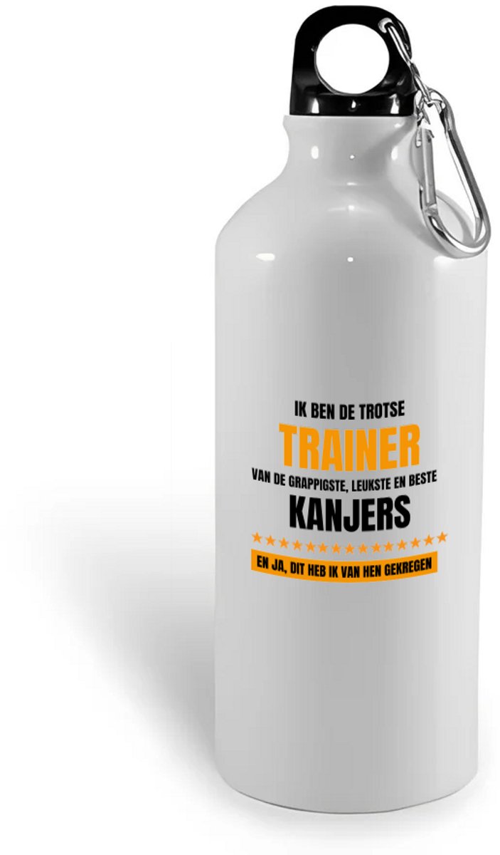 Hacebo® - Trotse trainer waterfles - Trainer - een trainer - sport - verjaardagscadeau - cadeau voor trainer - water fles - 400ML