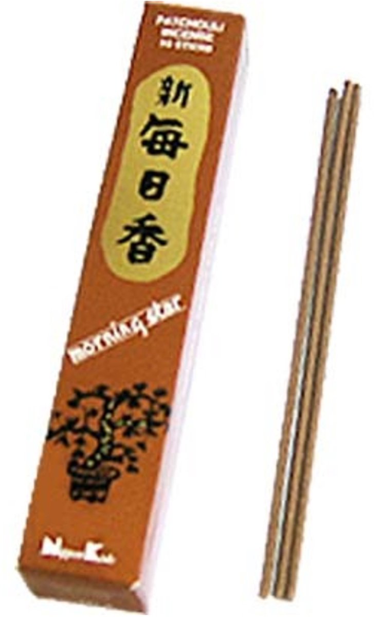 Goedkoopste Wierook Morning Star patchouli - 12 stuks