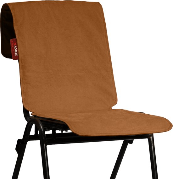 Stoov S2 Warmtedeken | Big Hug | Duurzaam & Draadloos | Infrarood warmtedeken | Verwarmd stoelkleed | 45x135 cm | Canvas | Plus batterij