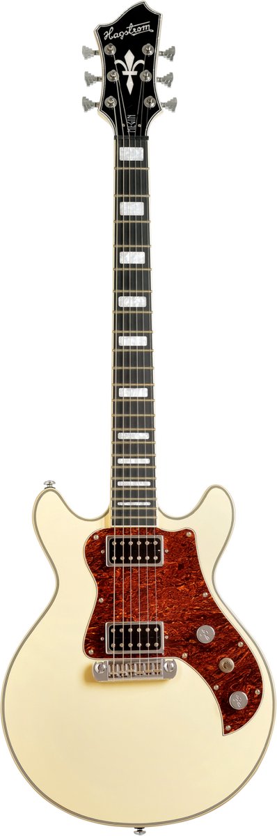 Hagstrom Megin, Creme - Elektrische gitaar - wit