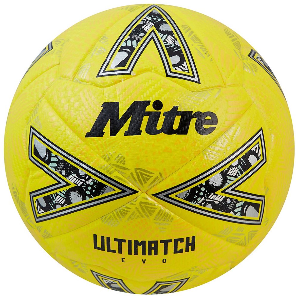 Mitre Ultimach Evo Voetbal Geel 5