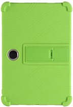 Coverup Tablethoes geschikt voor OPPO Pad SE Hoesje - Siliconen Back Cover met Kickstand - Groen