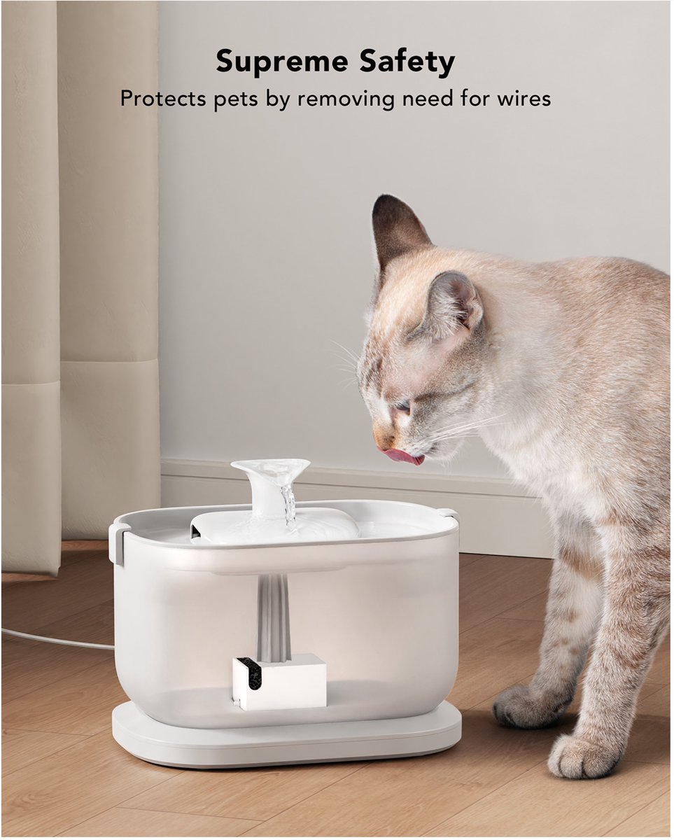 SB Supply Europe Petlibro Dockstream Automatische Drinkfontein 2,5L - afbeelding 2