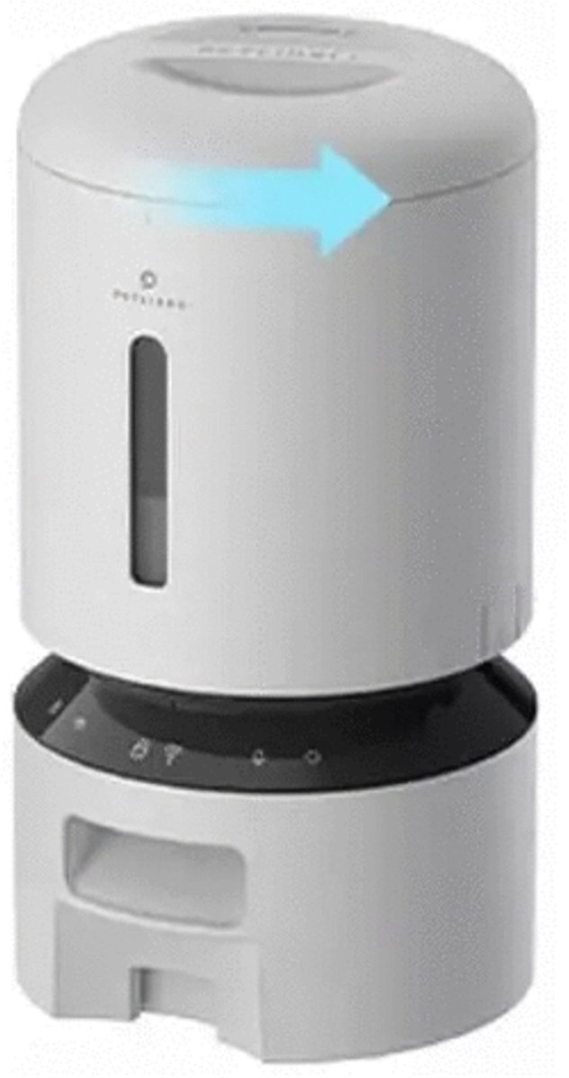 Petlibro Granary Automatische Voerbak 5L Zwart - afbeelding 2