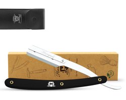 Haryali London Cutthroat scheermes voor heren scheren, Barber Salon Cut Throat Shaving Razor Rasoirs Rasoi, scheermes voor mannen thuis + 10 mesjes (recht scheermes)
