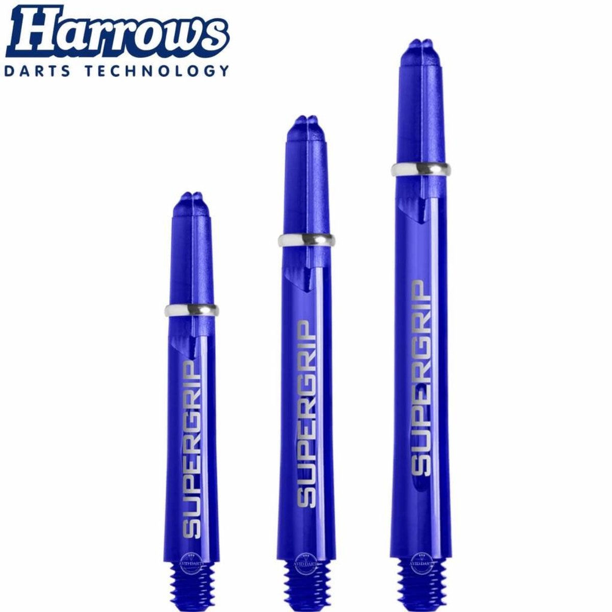 Harrows Supergrip Dark Blue - Dart Shafts Medium