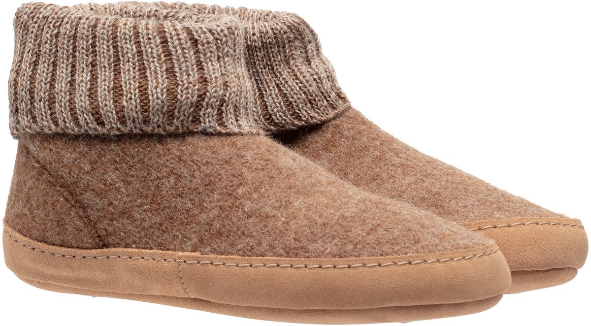 Bergstein Cozy Lux Unisex Junior Sloffen - Brown