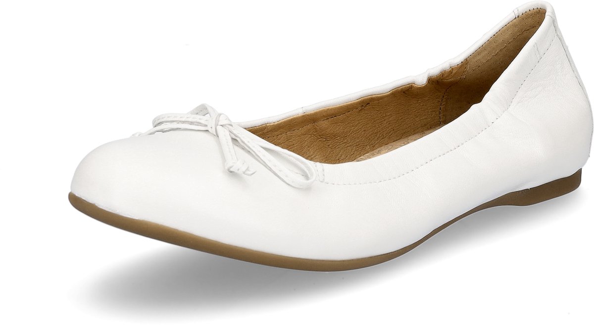 Gabor dames leren ballerina wit