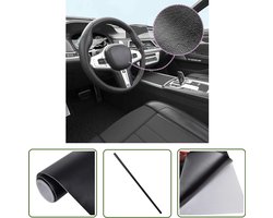 vidaXL Zwarte Autofolie - Autofolie - 2 st Autofolie 100x150 cm matzwart - Car Wrap - Vinyl Folie - Decoratieve Folie