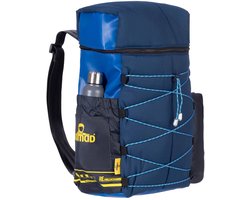 NOMAD® x Fraenck Rugzak | Donkerblauw | 30 liter Upcycled Backpack | Gemaakt van Slaapzak & Bannerdoek | Uniek & Duurzaam | Limited Edition