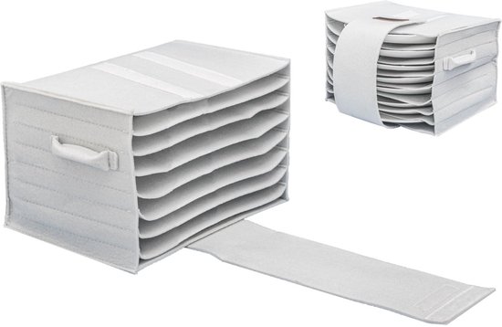Camper Bordenhouder voor 8 Borden - 27x20x18 Caravan Organiser Opberger
