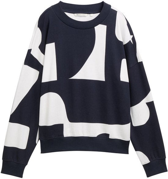 Tom Tailor Denim Losvallend sweatshirt met patroon