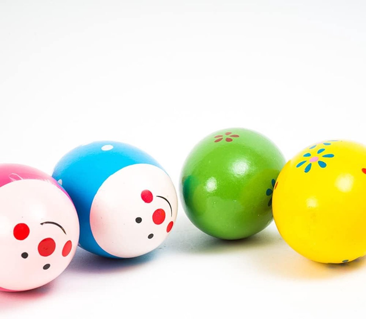 Maracas en Bois, Œuf Maracas pour Enfants, Œufs Shaker, Instrument de Percussion à Secouer, Egg Shaker, Maracas en Forme D'œuf, pour L'éducation de La Petite Enfance, Fête D'enfants, 4 Pièces | Votre Maracas en Bois, Œuf Maracas pour Enfants, Œufs Shaker, Instrument de Percussion à Secouer, Egg Shaker, Maracas en Forme D'œuf, pour L'éducation de La Petite Enfance, Fête D'enfants, 4 Pièces | Votre