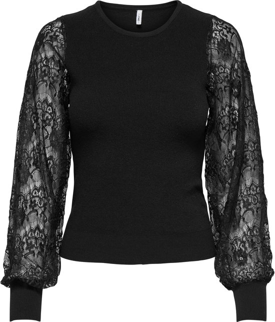 ONLY - ONLPERRY LIFE LS MIX O-NECK KNT - Dames truien